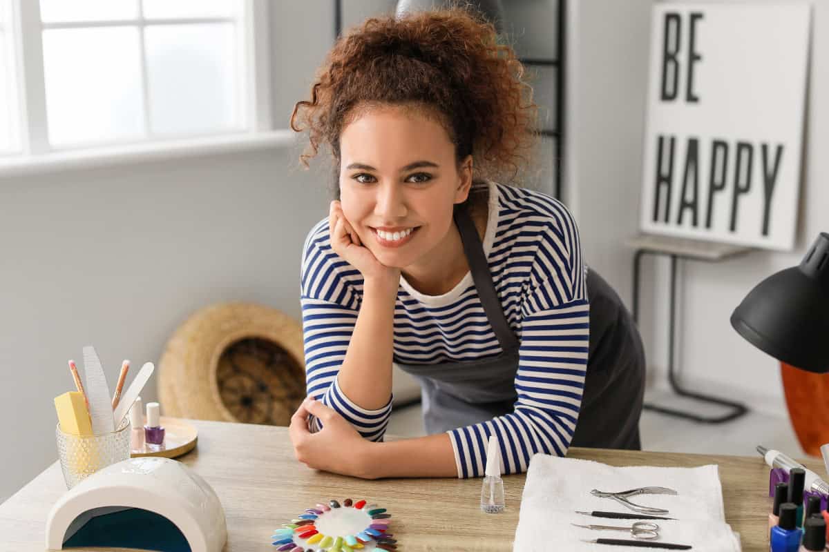 Professional nail technician